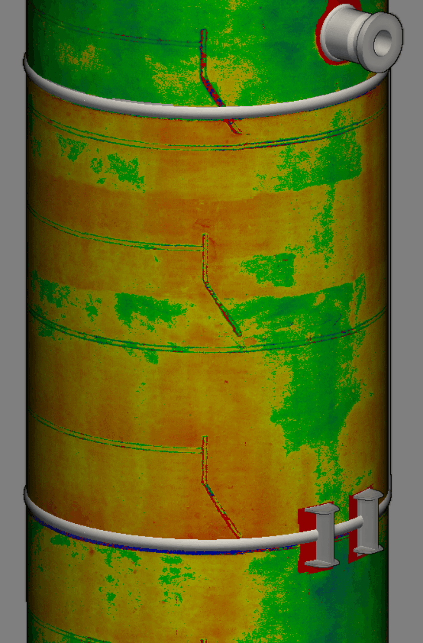 Amine contactor SC5 data visual