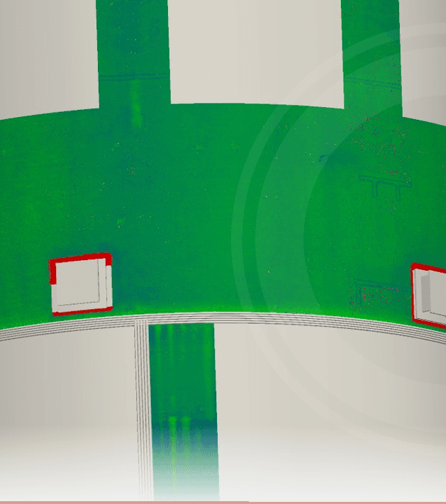 CO₂ absorber inspection data visualisation