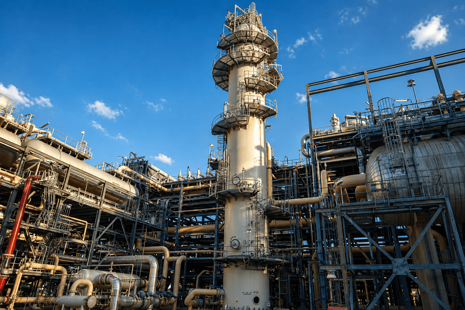 CO2 absorber vessel photograph